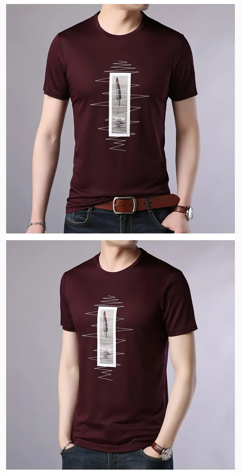 2019 New Fashion Brand T Shirt For Men O Neck Print Street Wear Tops Trending Summer Top Grade Short Sleeve Tee Men Clothing