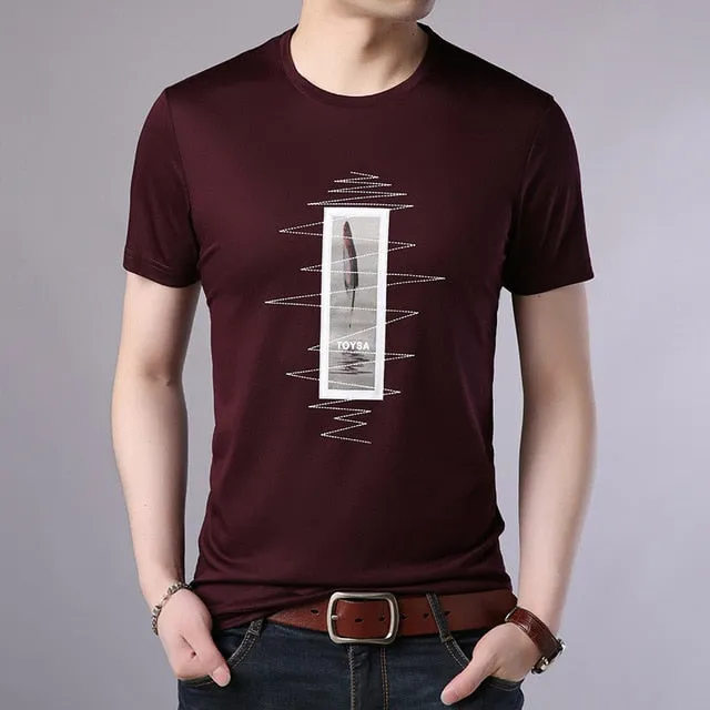 2019 New Fashion Brand T Shirt For Men O Neck Print Street Wear Tops Trending Summer Top Grade Short Sleeve Tee Men Clothing