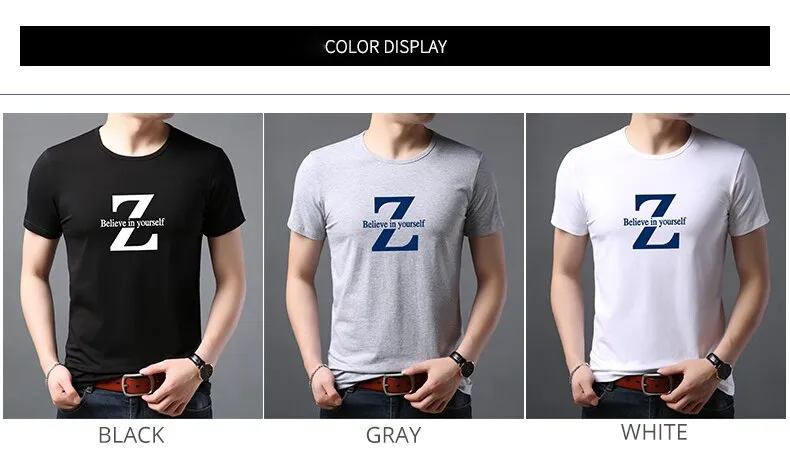 2019 New Fashion Brand T Shirt For Men Pattern Trends Street Wear Tops Trending Summer 100% Cotton Short Sleeve Tee Men Clothes