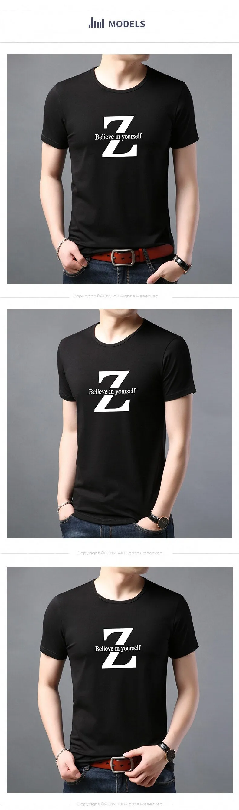 2019 New Fashion Brand T Shirt For Men Pattern Trends Street Wear Tops Trending Summer 100% Cotton Short Sleeve Tee Men Clothes