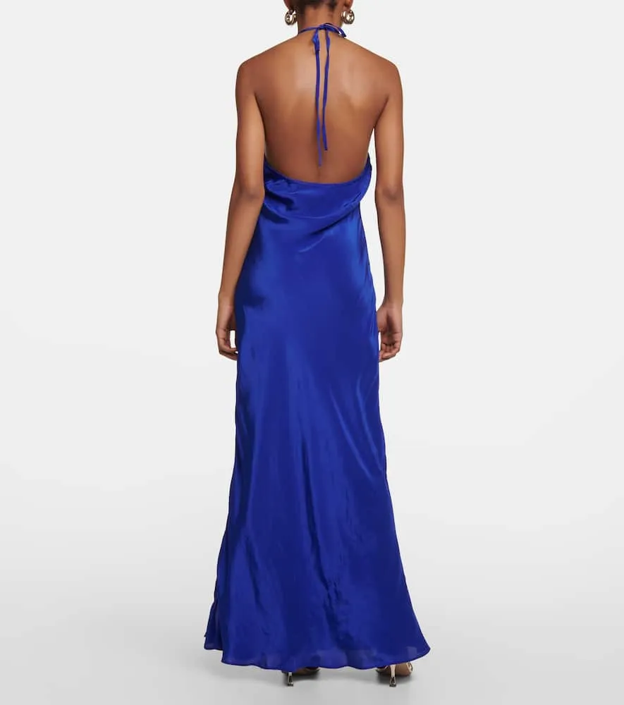 Alexandra Miro Asher halterneck maxi dress