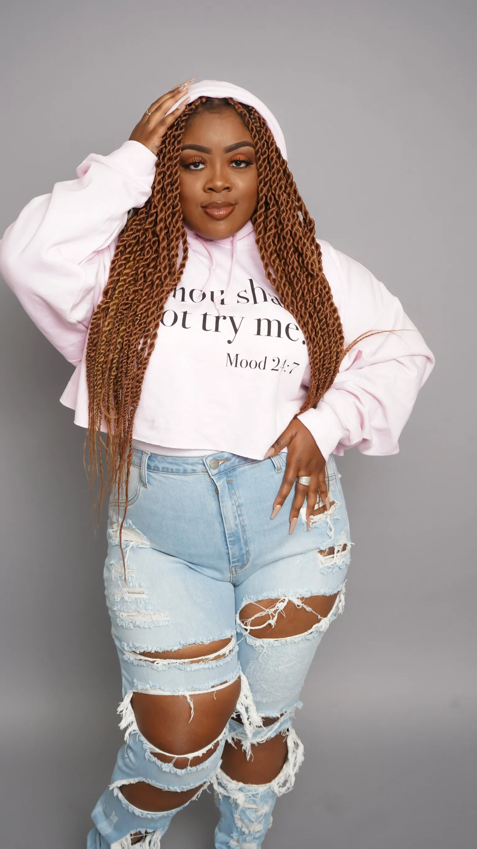 Always On Go Cropped Hoodie