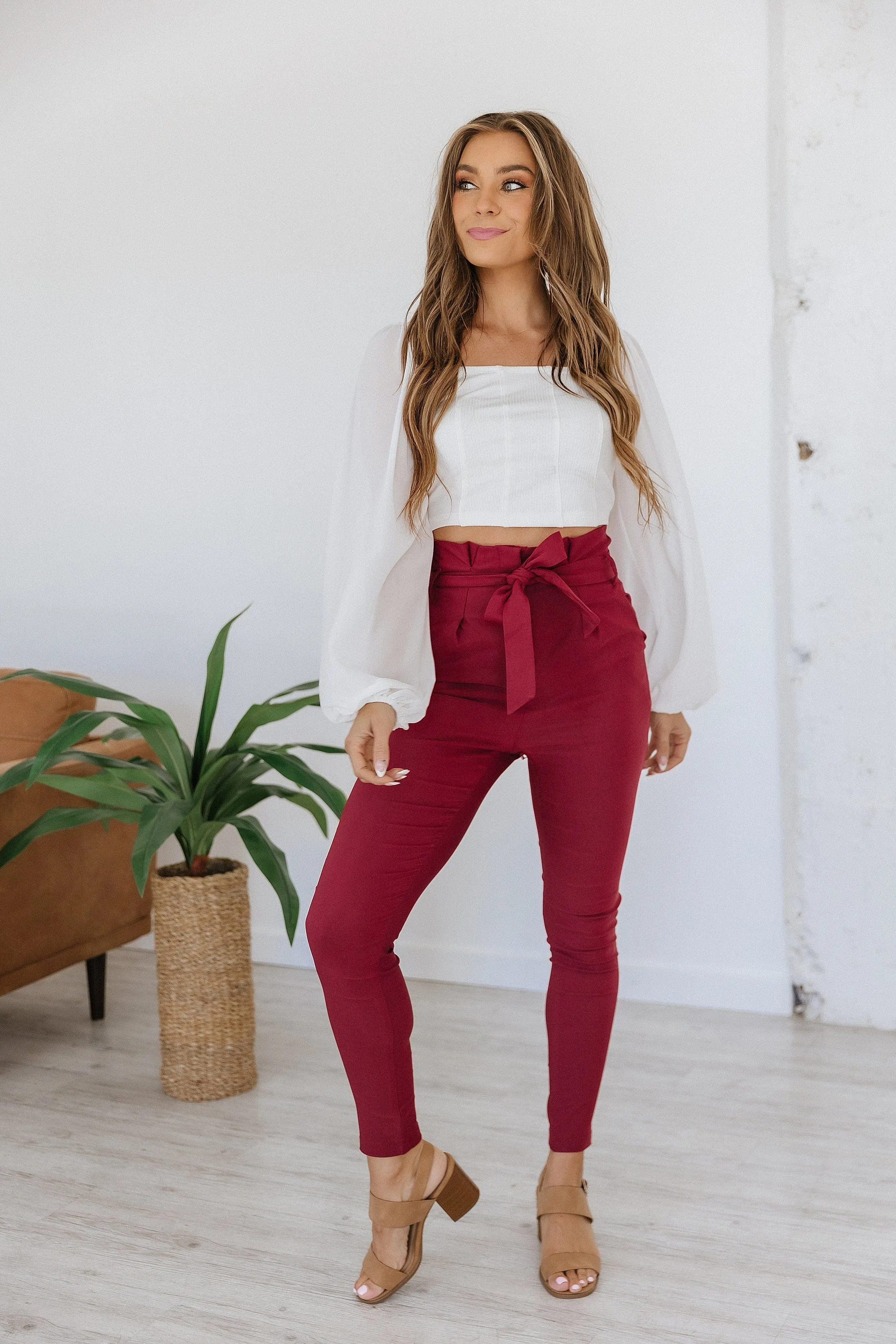 Amber Balloon Sleeve Top