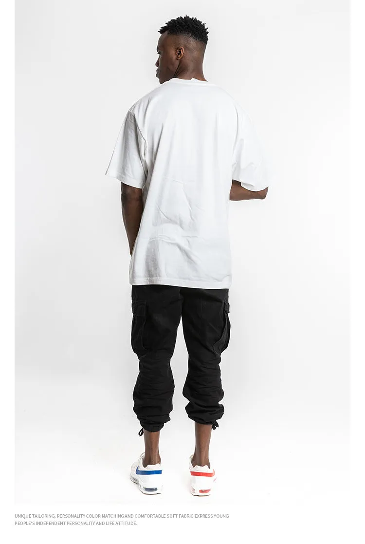 China and Chinese Letters Graphic Short Sleeve Oversized T-Shirt