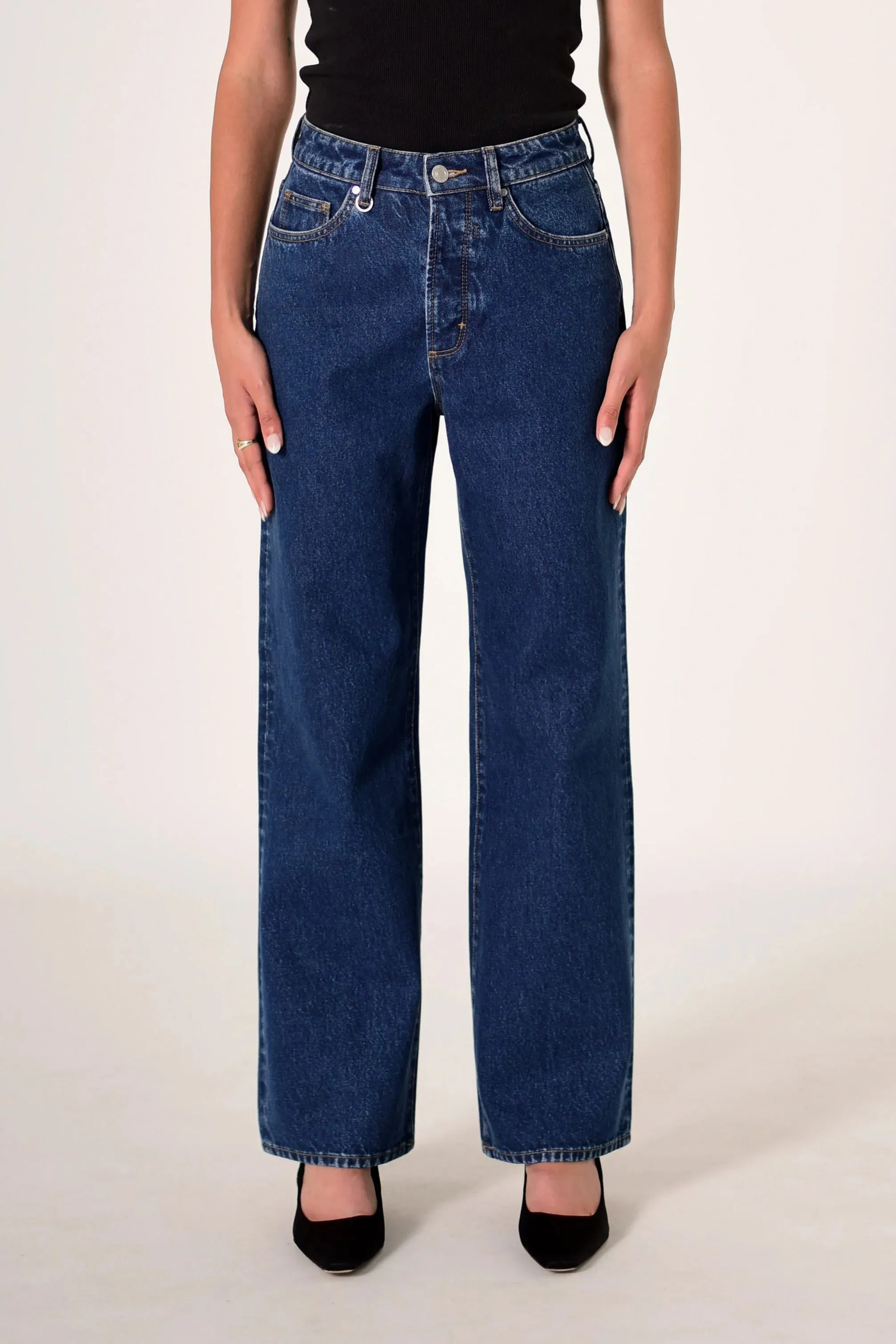 COCO RELAXED JEAN | MID INDIGO