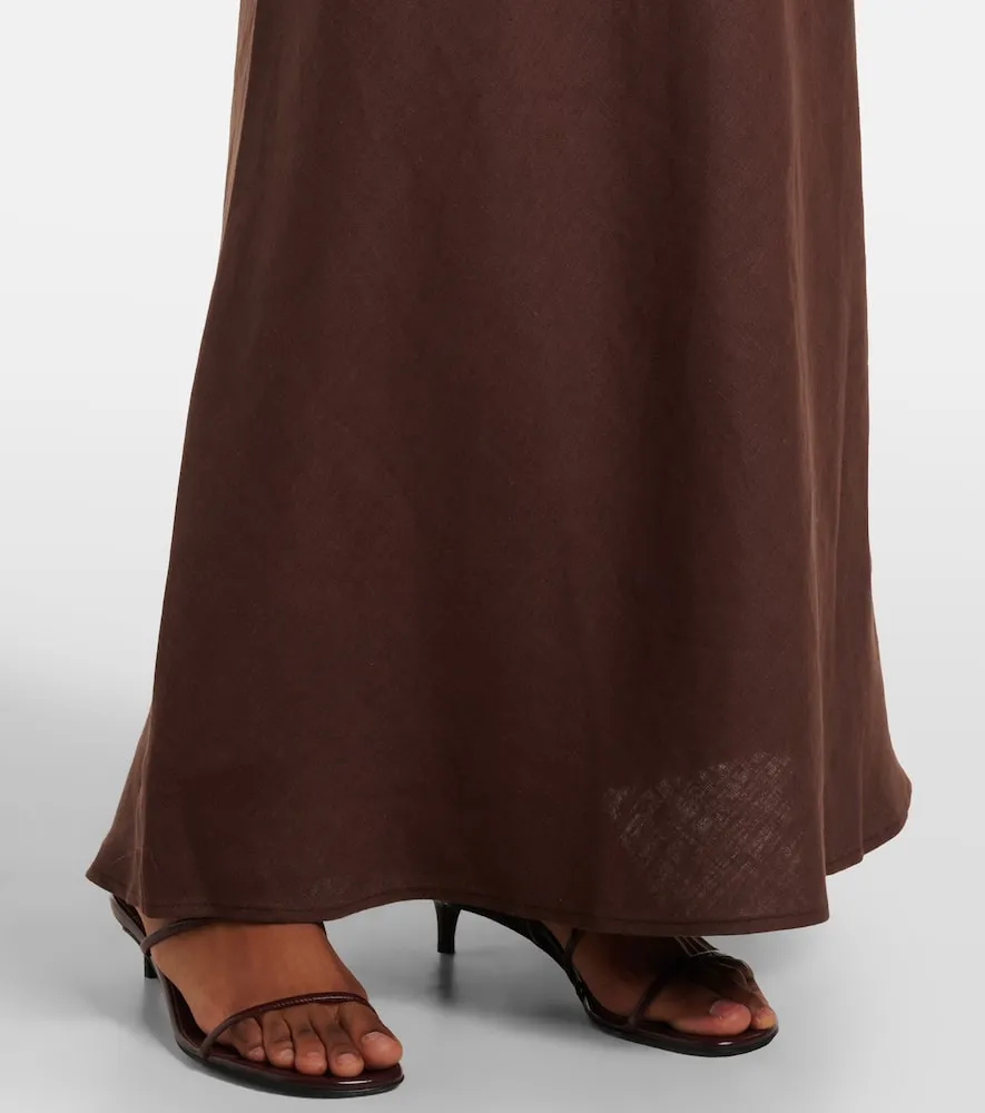Faithfull Linen maxi dress