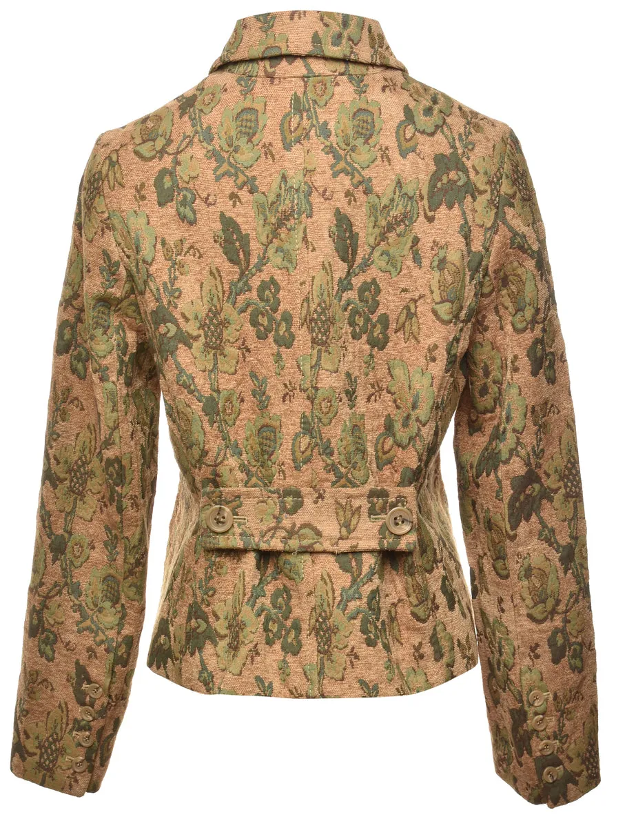 Floral Tapestry Jacket - M