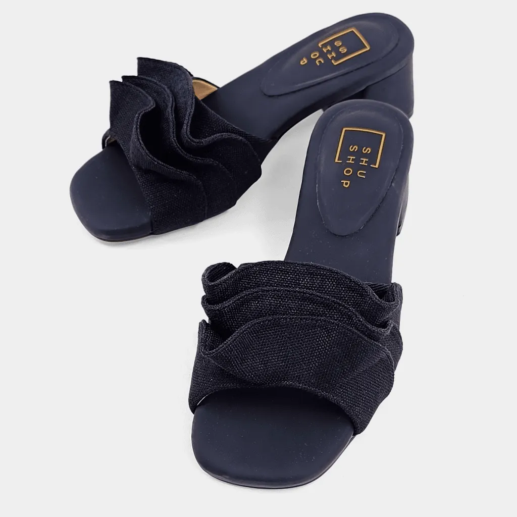Frances Ruffle Sandal by ShuShop - FINAL SALE