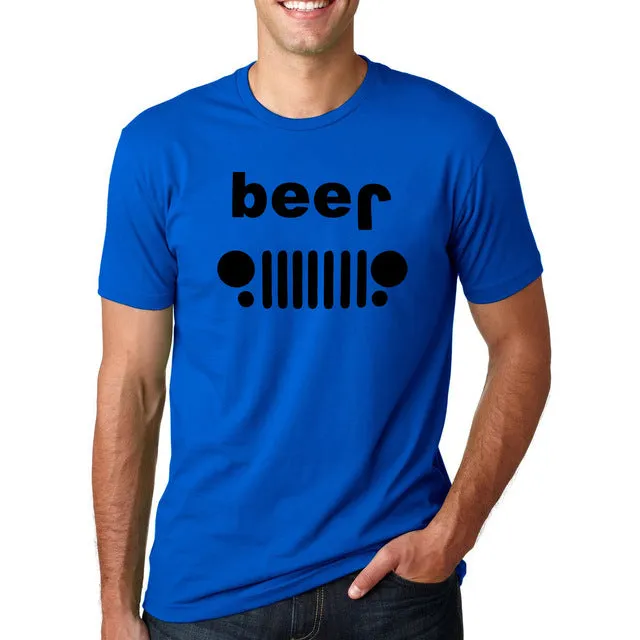 Funny Drinking Beer Off Roading Printed T-Shirt Men's fashion Short Sleeve O-Neck TShirt 2019 Summer Streetwear Hip Hop Tops Tee
