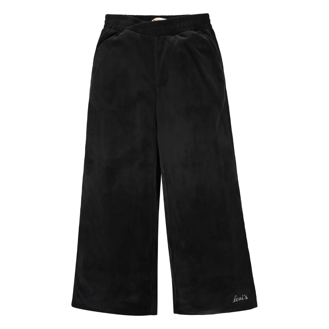 Levi's Velour Wide Leg Pant Caviar (Big Kids)