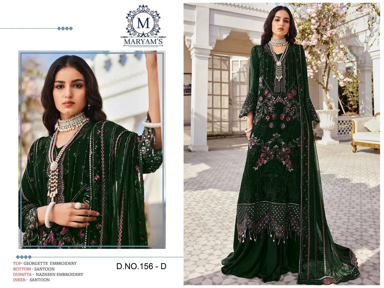 Maryams 156 Pakistani Festive Wear Dress Collection (1205x04)