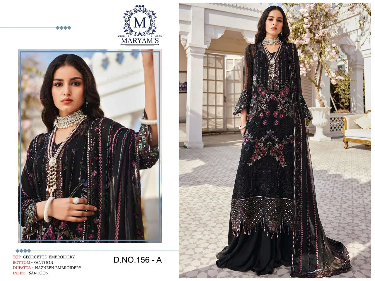 Maryams 156 Pakistani Festive Wear Dress Collection (1205x04)