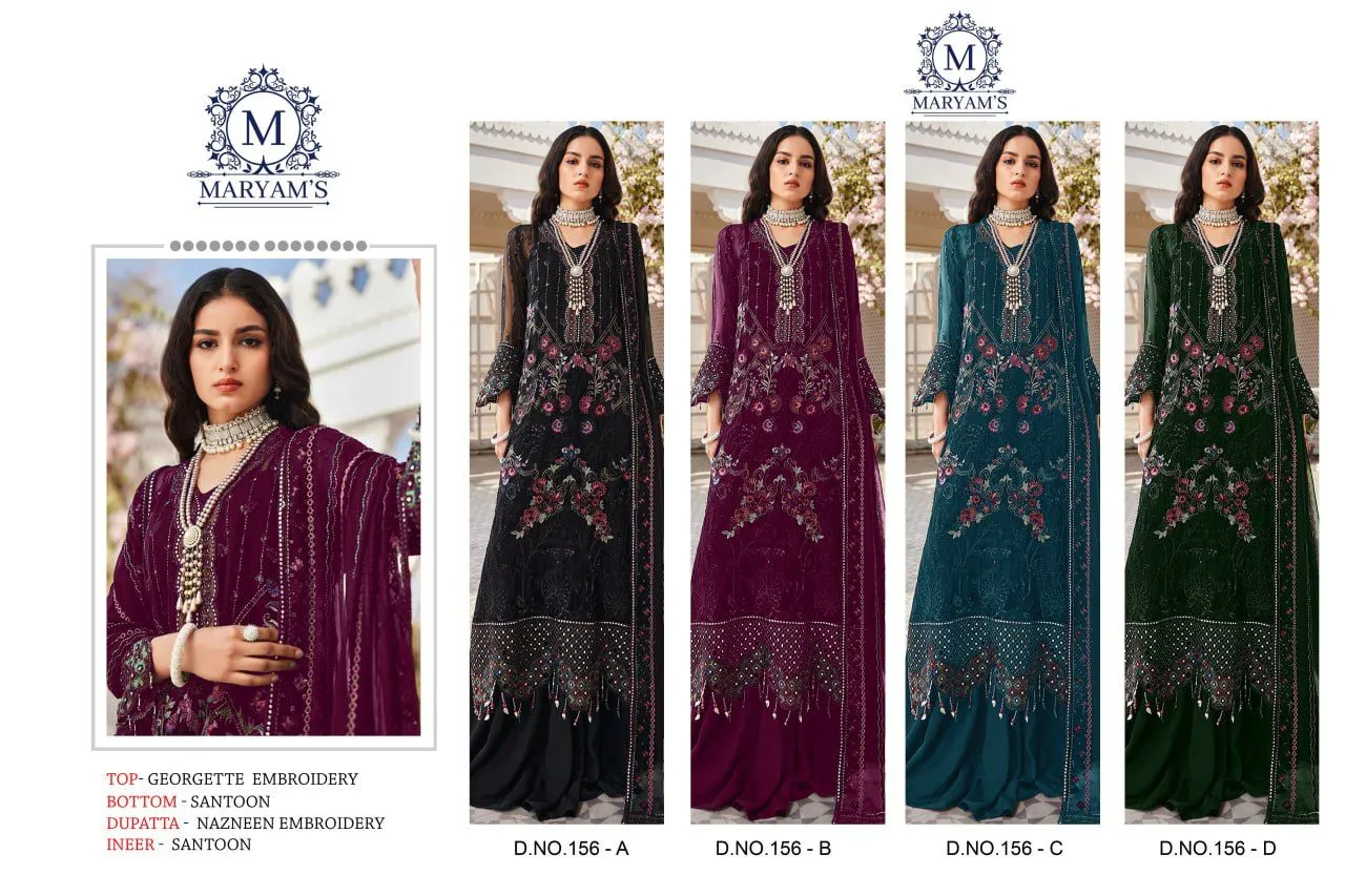 Maryams 156 Pakistani Festive Wear Dress Collection (1205x04)