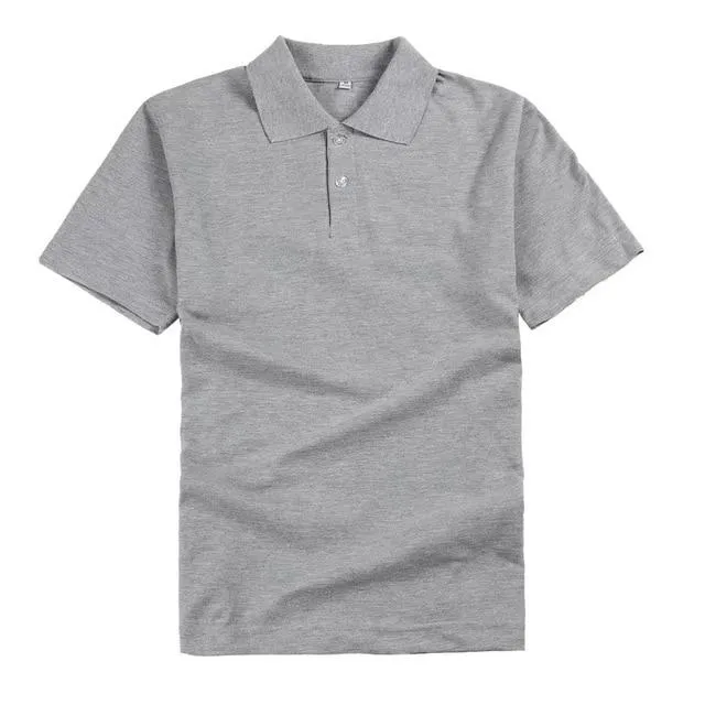 men's and women's polo shirts casual color cotton overalls 12 color  polo shirts with short sleeves Free custom name logo