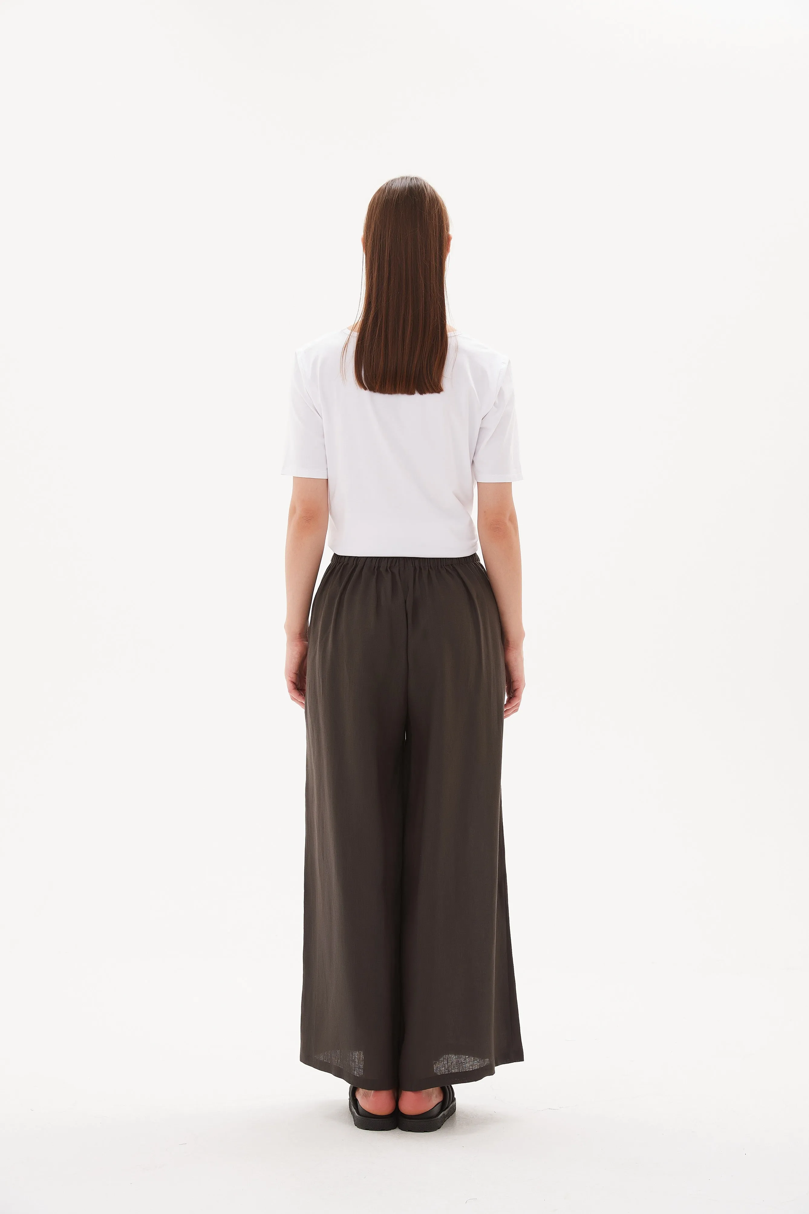 Palazzo Pant Elastic Back