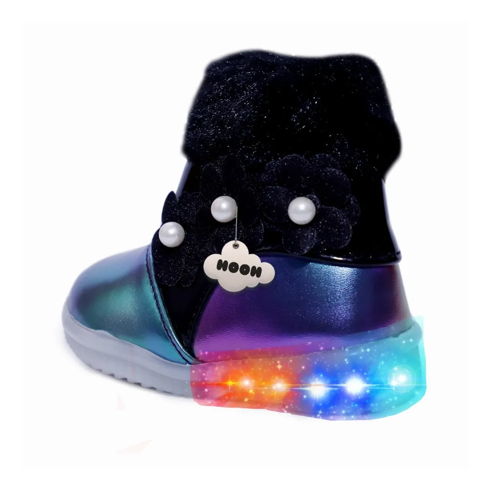 Pink Colored Kid’s Unisex LED Long Shoes