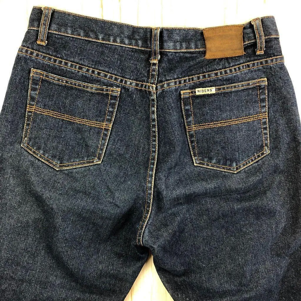 Riders 90's Era Ladies Exposed Button Cropped Bootleg Jeans -Size 12