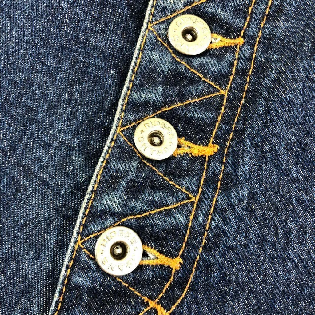Riders 90's Era Ladies Exposed Button Cropped Bootleg Jeans -Size 12