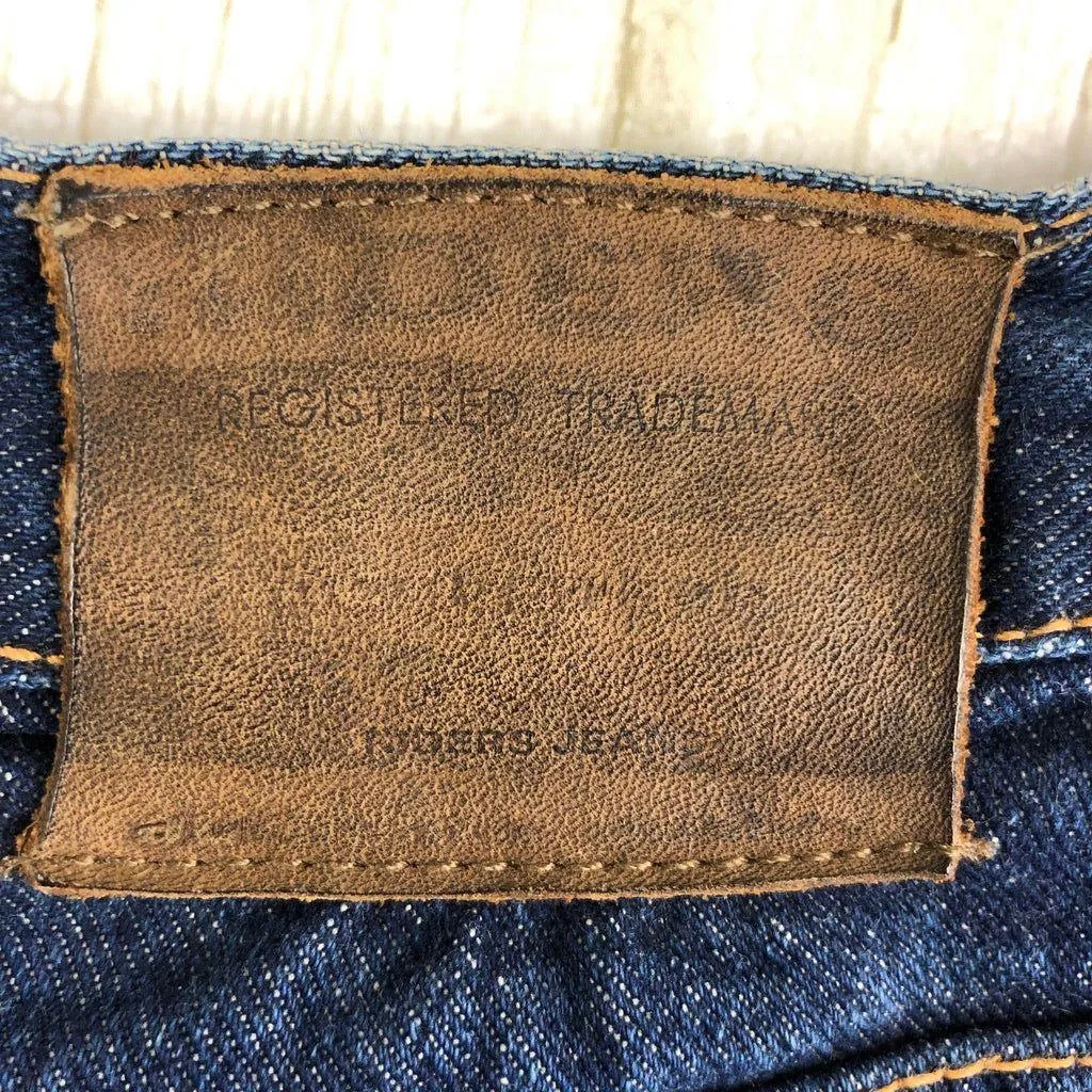 Riders 90's Era Ladies Exposed Button Cropped Bootleg Jeans -Size 12