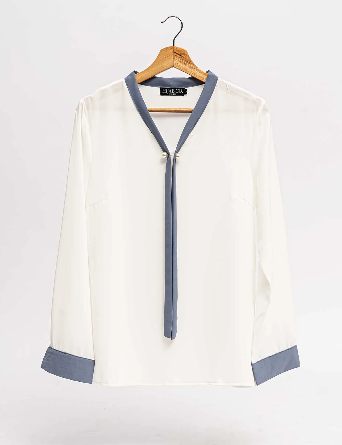 Stiped Flip Tops - White & Blue