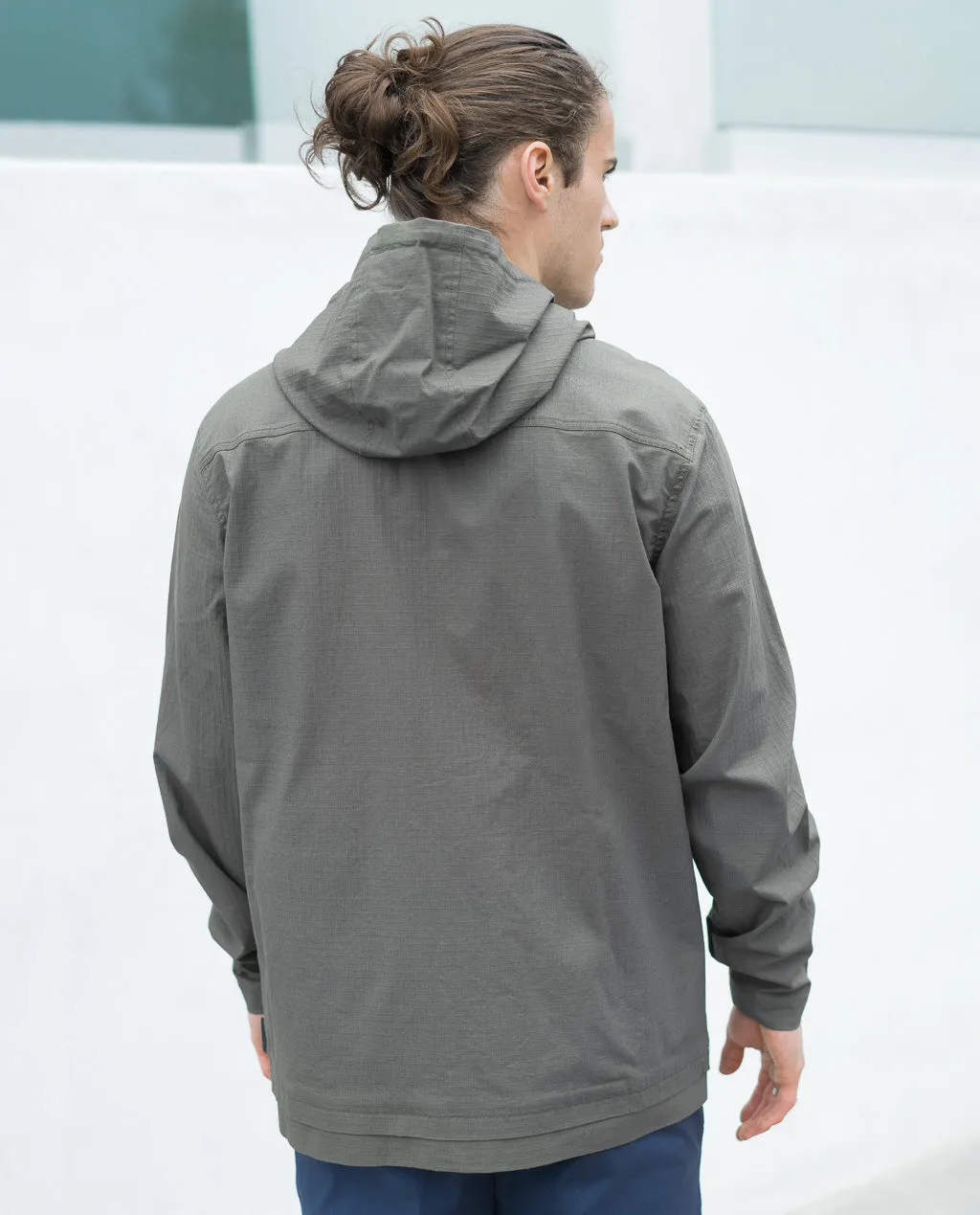 Tavik Four Pocket Hooded Light Jacket Olive