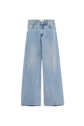 Wide Leg Denim Pants